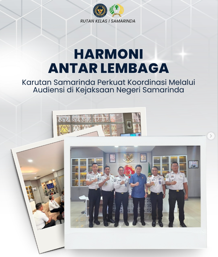 HARMONI ANTAR LEMBAGA, Karutan Samarinda Perkuat Koordinasi Melalui Audiensi di Kejaksaan Negeri Samarinda.